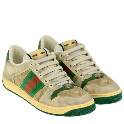 gucci men's green shoes|green Gucci sneakers with jewels.